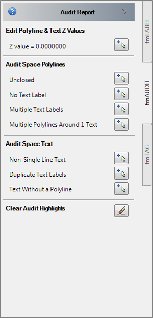 fmaudit autocad tool palette