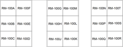 autocad text in office cubes