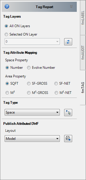 fmtag autocad tool palette